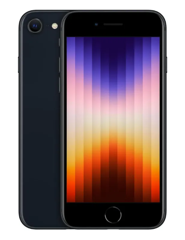 Apple iPhone SE 3.Gen (2022) A2783 64GB 5G Dual SIM Schwarz Smartphone Sehr Gut