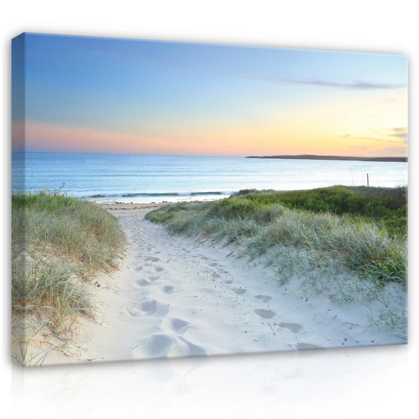 STRAND MEER NORDSEE Leinwandbild Groß Wandbilder Leinwand Bilder Canvas Wandbild