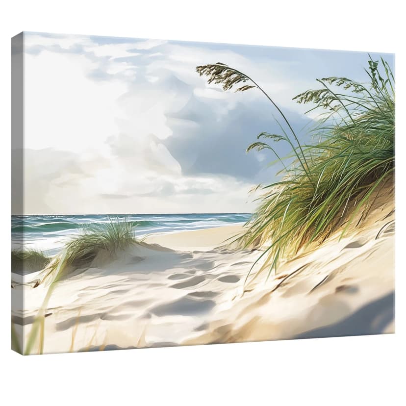 Leinwand Bilder Strand Meer Natur Ostsee Wandbild XXL Leinwandbild Groß Wanddeko