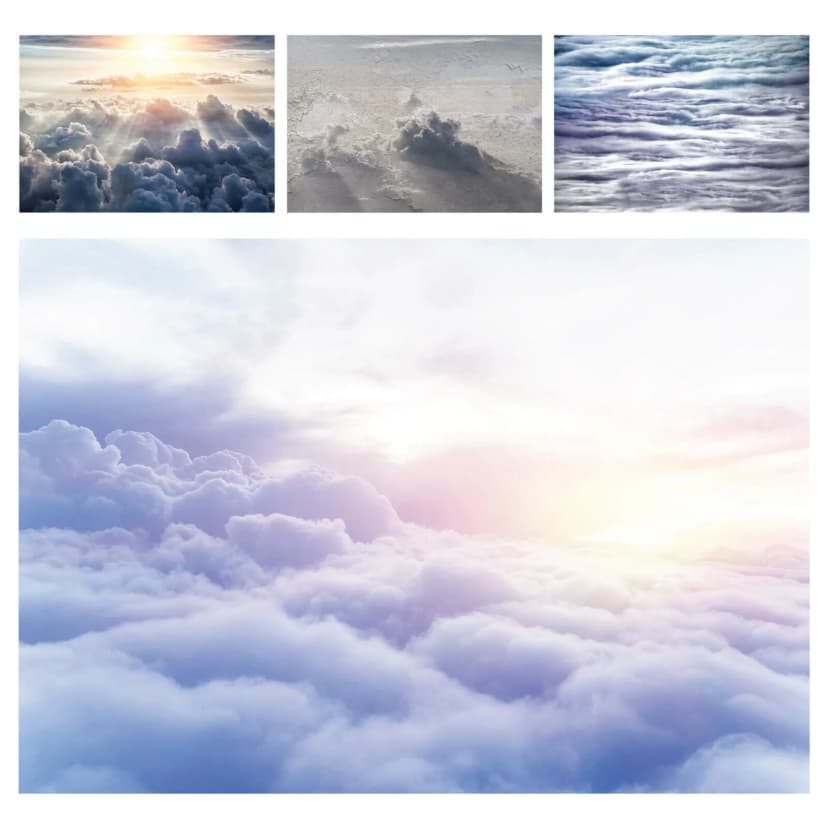 Vlies Fototapete HIMMEL Wolken Decke Sonne Natur Wohnzimmer TAPETE XXL 26