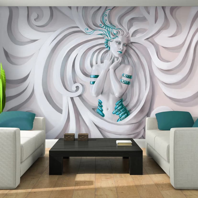 Vlies Fototapete Abstrakt 3D EFFEKT Kunst EROTIK Frau Wohnzimmer MODERN 464