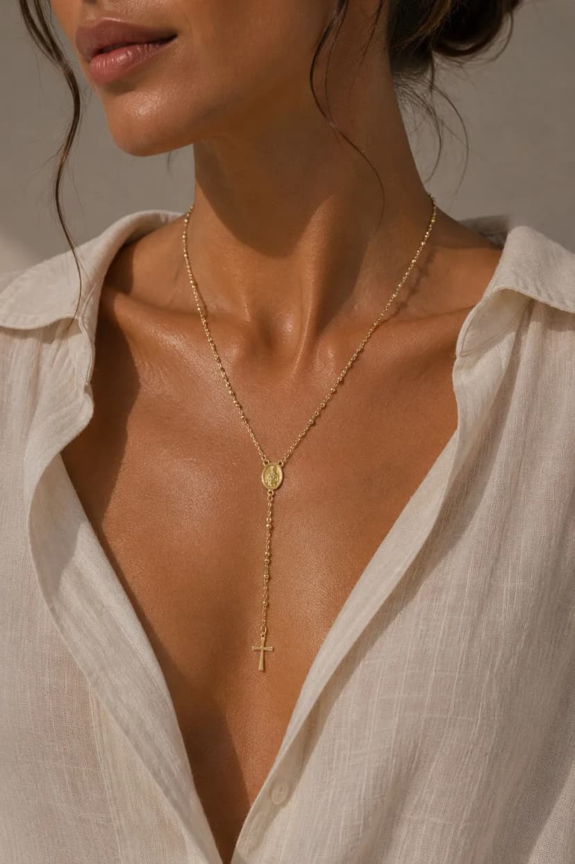 Damen Choker Halskette Rostfrei. Vergoldet