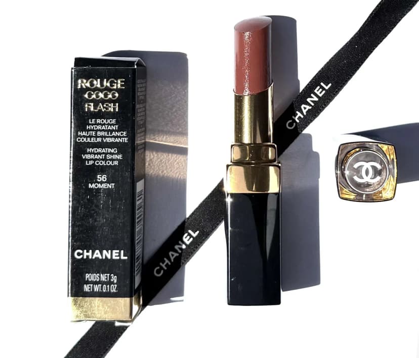 Chanel Rouge Coco Flash Hydrating Vibrant Shine Lippenstift 56 Moment 3G