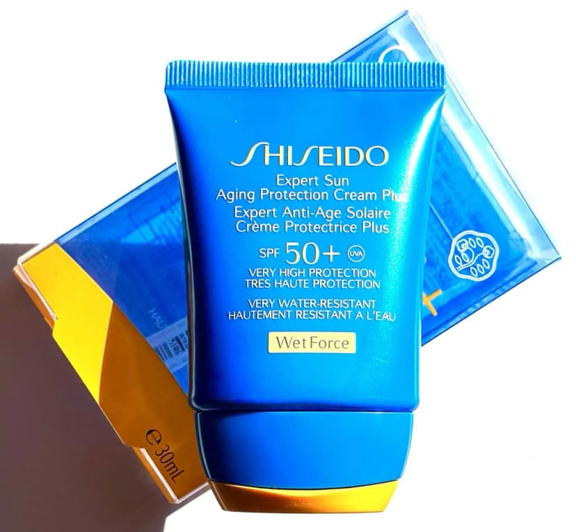 Shiseido 50+ Wet Force Expert Sun Anti Aging Protection Cream Plus 30ml
