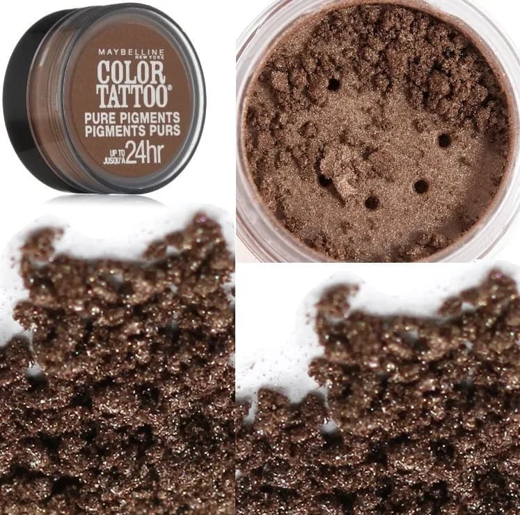 Maybelline New York Color Tattoo Pure Pigments Eyeshadow -45 Downtown Brown