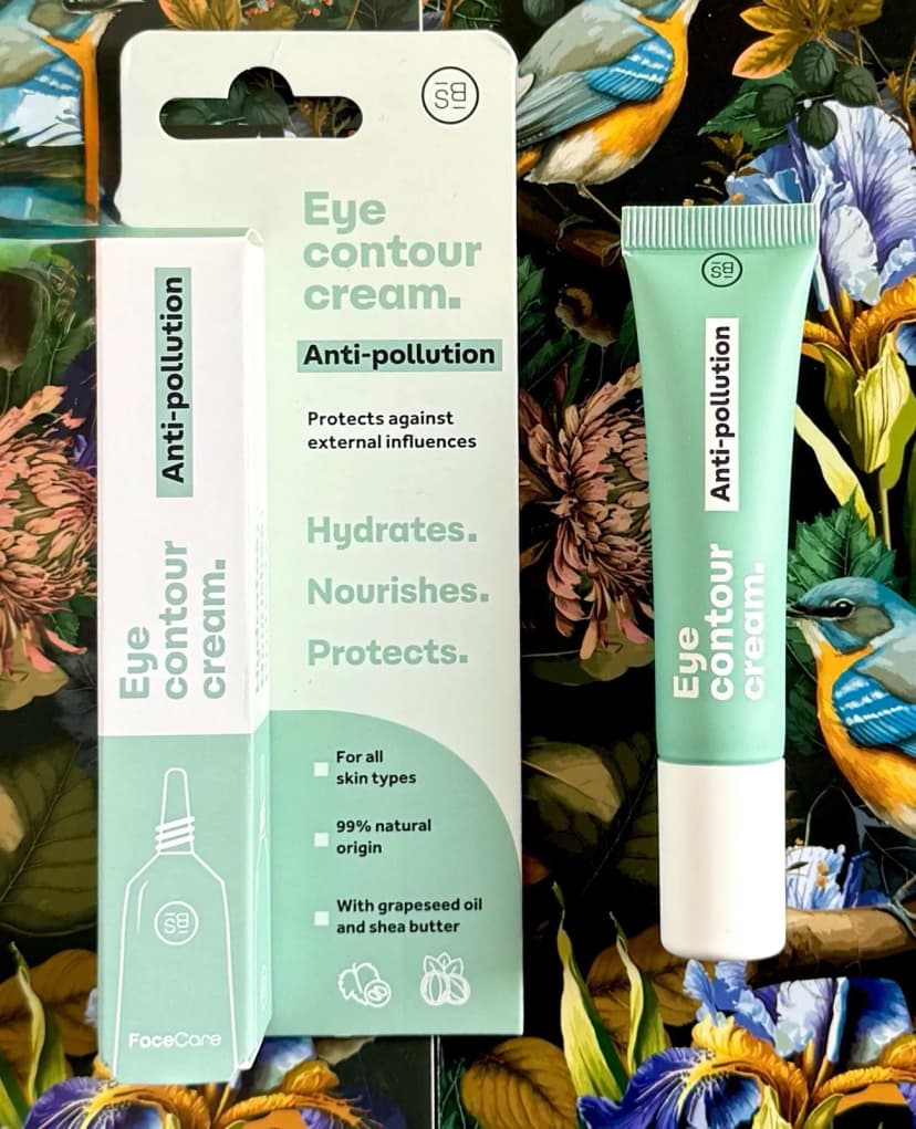 BS FaceCare Anti-Pollution Eye Contour Cream Traubenkernöl Sheabutter