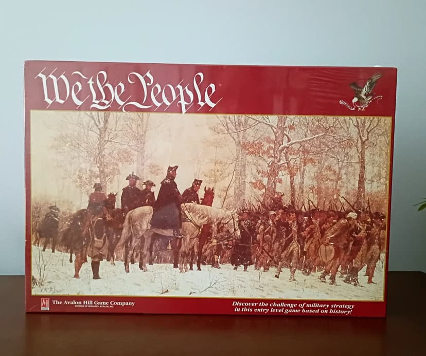 WE THE PEOPLE Avalon Hill Brettspiel American Revolution 1993 NEU versiegelt