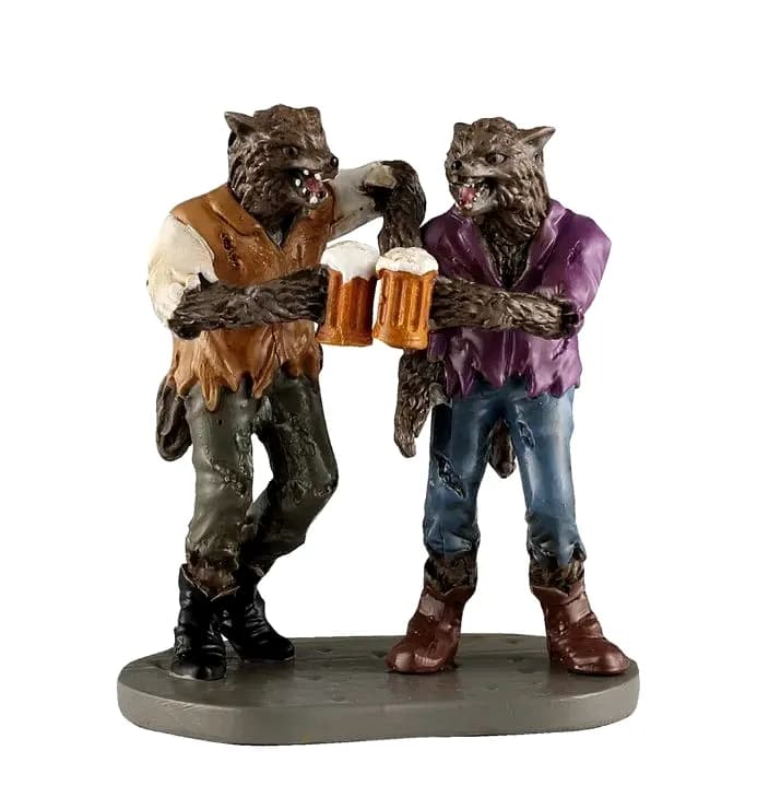 Lemax WOLF PACK CHEERS # 62606 Halloween Spooky Town Village 2026 NEU