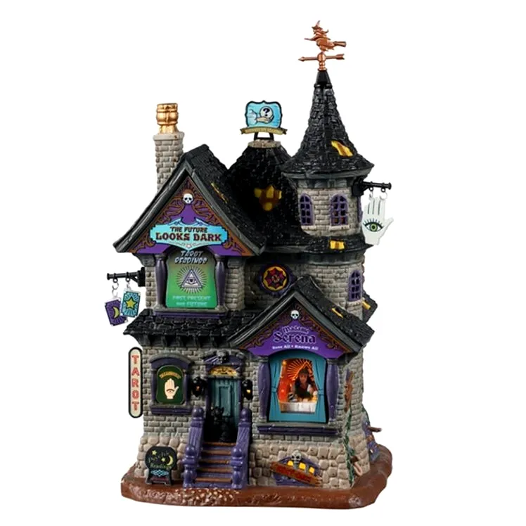 Lemax THE FUTURE LOOKS DARK # 25857 Spooky Town beleuchtetes Gebäude NEU