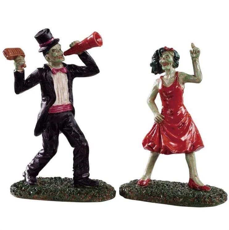 Lemax THE DANCING DEAD 2er Set # 92730 Halloween Spooky Town NEU