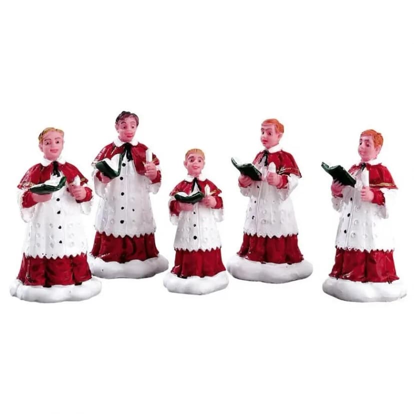 Lemax THE CHOIR 5er Set # 52038 Weihnachtsdorf Zubehör Figuren 2005 Neu