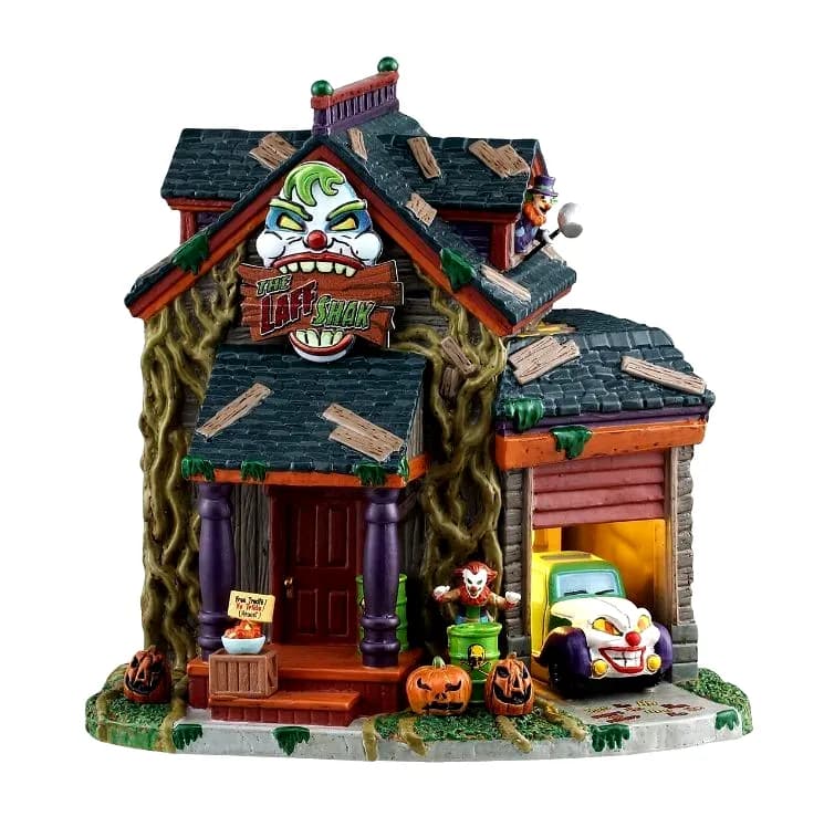 Lemax THE LAFF SHAK # 55305 Halloween Spooky Town beleuchtet NEU