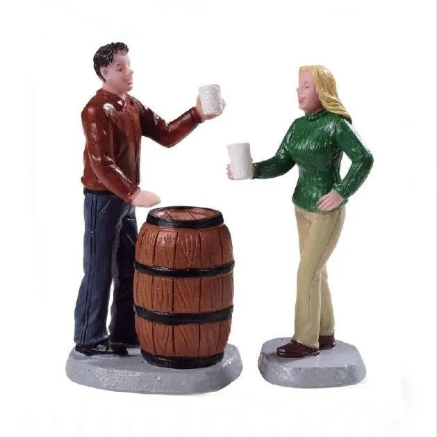 Lemax CHEERS! 2er Set # 92769 Weihnachtsdorf Zubehör Figuren 2019 Neu