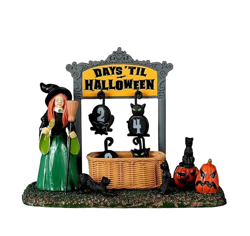 Lemax Black Cat Countdown # 23585 Halloween Spooky Town Village 2022 NEU