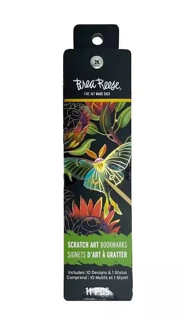 Brea Reese SOMMERNACHTLEBEN Scratch Art Lesezeichen 7" NEU