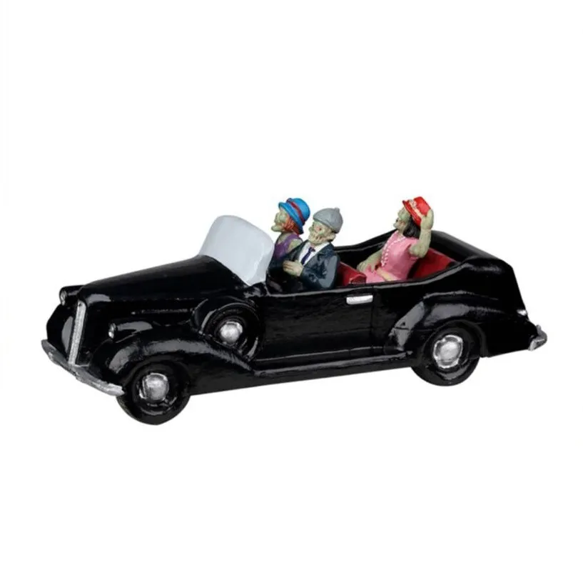 Lemax ROARING ROADSTER Zombie Convertible # 23603 Halloween Spooky Town NEU OVP