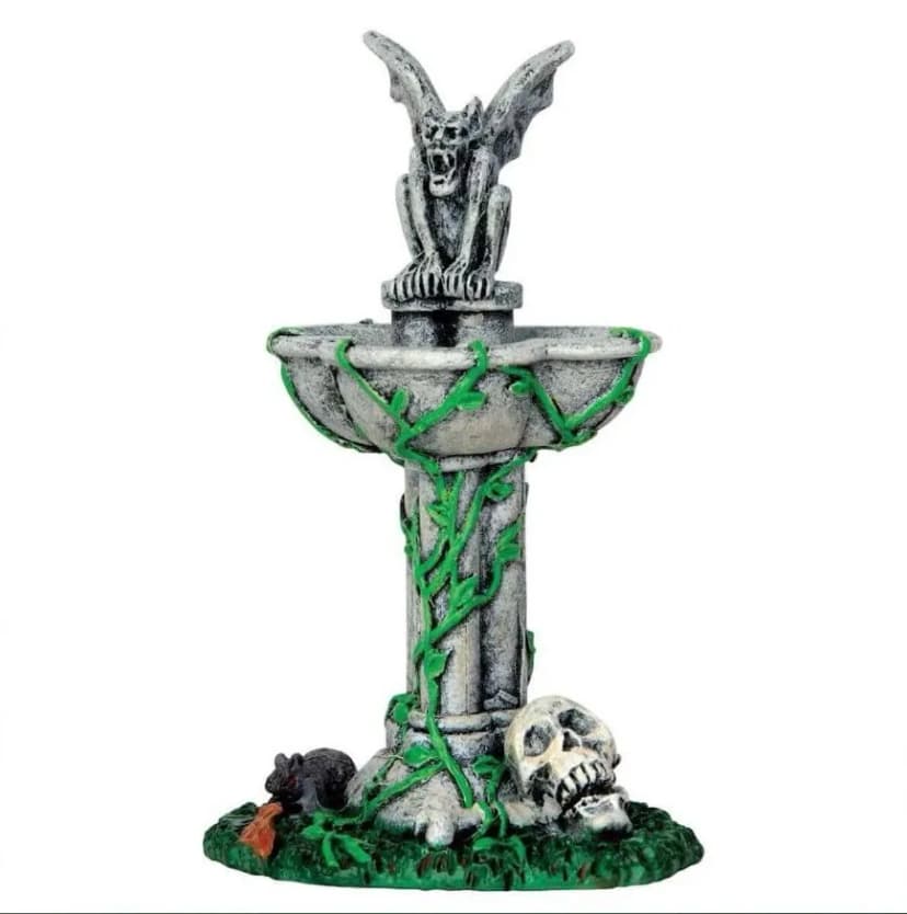 Lemax ABANDONED FOUNTAIN # 64050 Halloween Spooky Town Village 2016 NEU