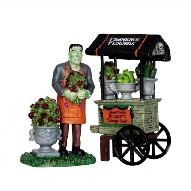 Lemax GRAVEYARD BOUQUETS Set 2 # 32114 Halloween Spooky Town Village NEU