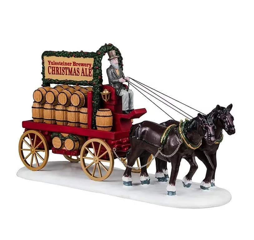 Lemax CHRISTMAS ALE DELIVERY # 43710 Christmas Caddington Village Figur NEU