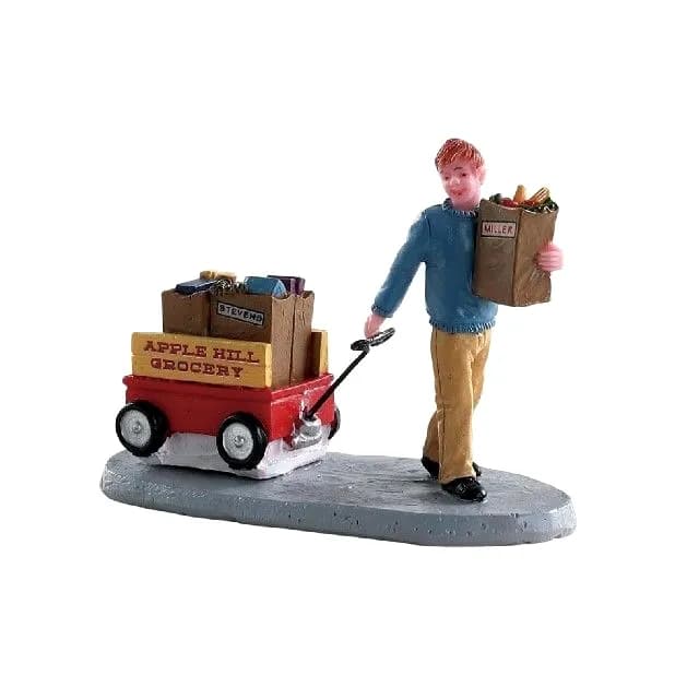 Lemax Grocery Delivery #82579 Harvest Crossing Weihnachtsdorf Figuren NEU
