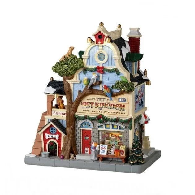 Lemax THE PET KINGDOM # 35037 Weihnachtsdorf beleuchtetes Gebäude 2024 Neu
