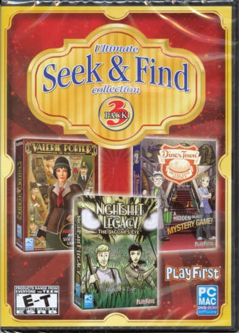 Ultimate Seek & Find 3er Pack DINER TOWN + VALERIE PORTER Wimmelbild PC Spiel