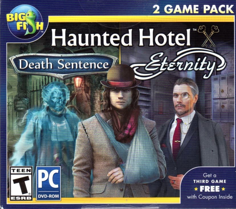 Haunted Hotel DEATH SENTENCE + ETERNITY Hidden Object PC Game