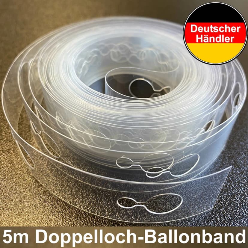 5m Ballon Band Ballongirlande Luftballon Deko Geburtstag Hochzeit Party Girlande