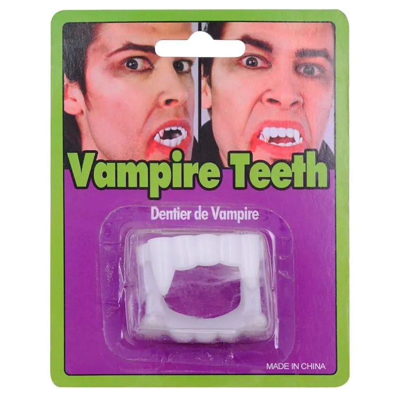 VAMPIR ZÄHNE Verkleidung Dracula Halloween Mottoparty Vampirgebiss - für Kinder