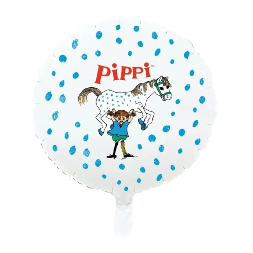 Folienballon PIPPI LANGSTRUMPF Helium Ballon Deko Kindergeburtstag Party - 43cm