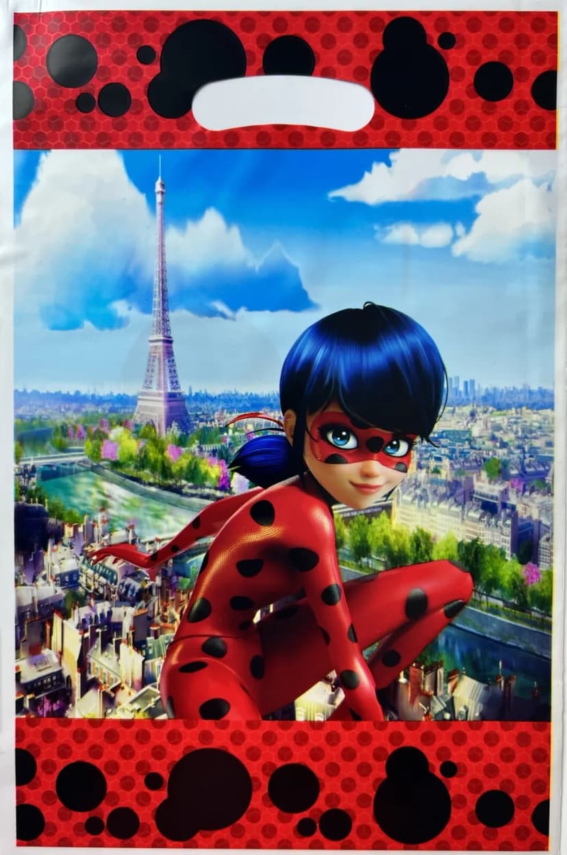 Ladybug 10 Partytüten für Mitgebsel Kindergeburtstag Kinder Geburtstag Superheld
