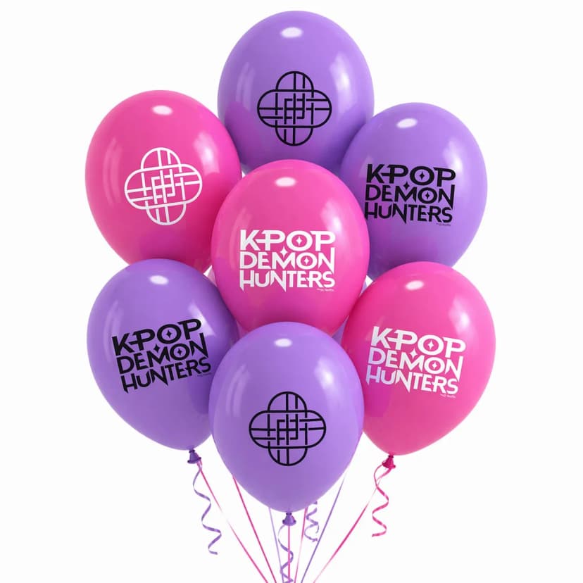 K-POP DEMON HUNTERS 8 Luftballons Party Deko Ballons Kindergeburtstag Ballondeko