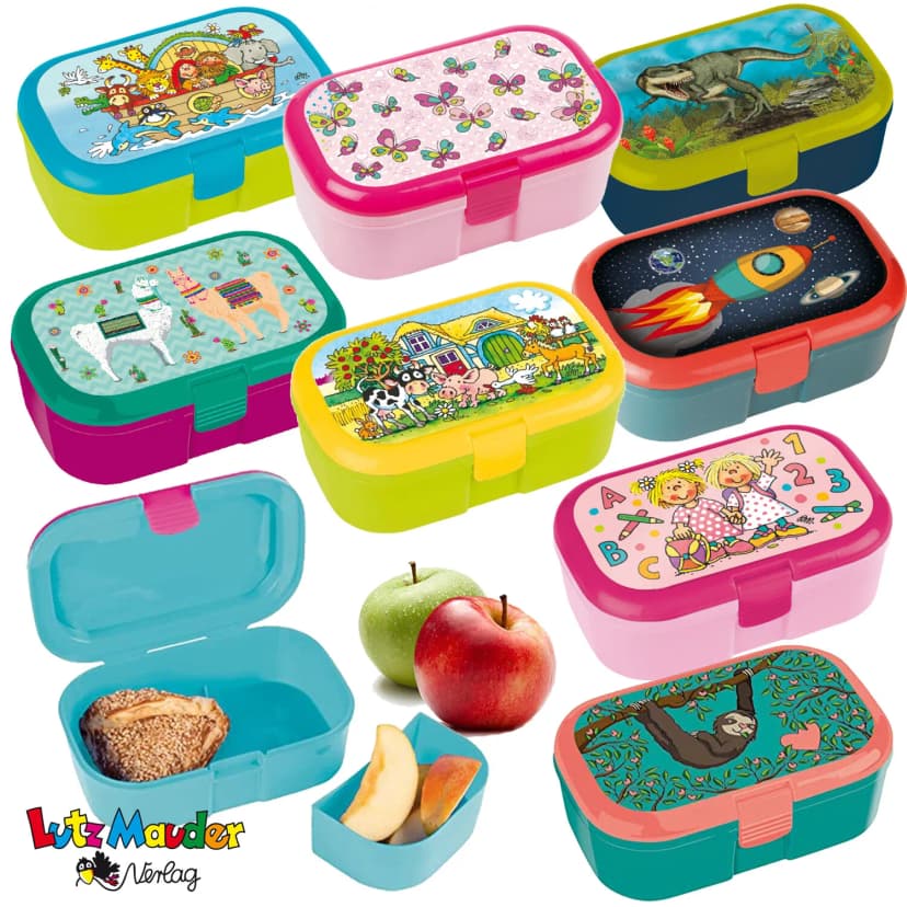 LUNCHBOX für KINDER - Brotdose Brotbox Schule KIGA KITA Kindergarten LUTZ MAUDER