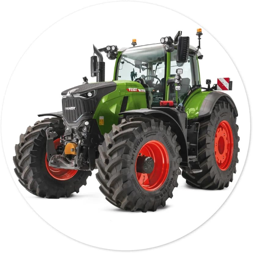 Tortenaufleger FENDT TRAKTOR aus Esspapier als Kuchen- und Tortendeko | Ø20cm