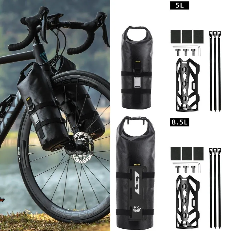 Gabeltaschen Wasserdicht Bikepacking Fahrradtasche Dry Bag für MTB Rennrad Ebike