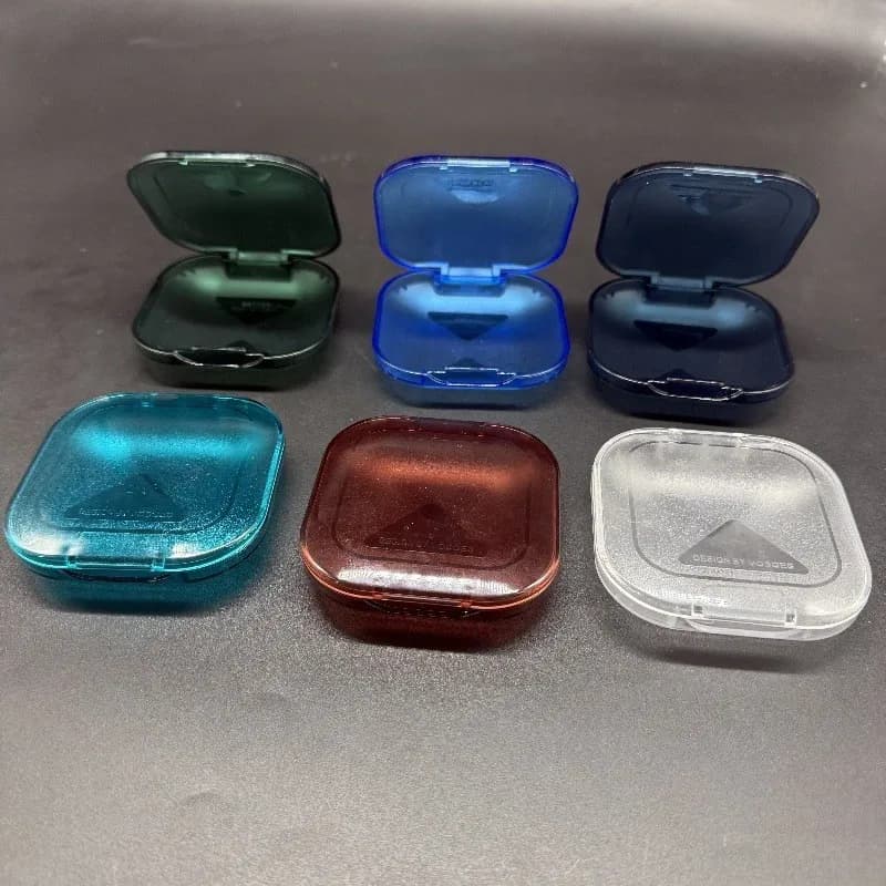 1x/2x Zahnspangendose Retainer Case Zahnschiene Box Zahnspangenetui Tragbar Neu