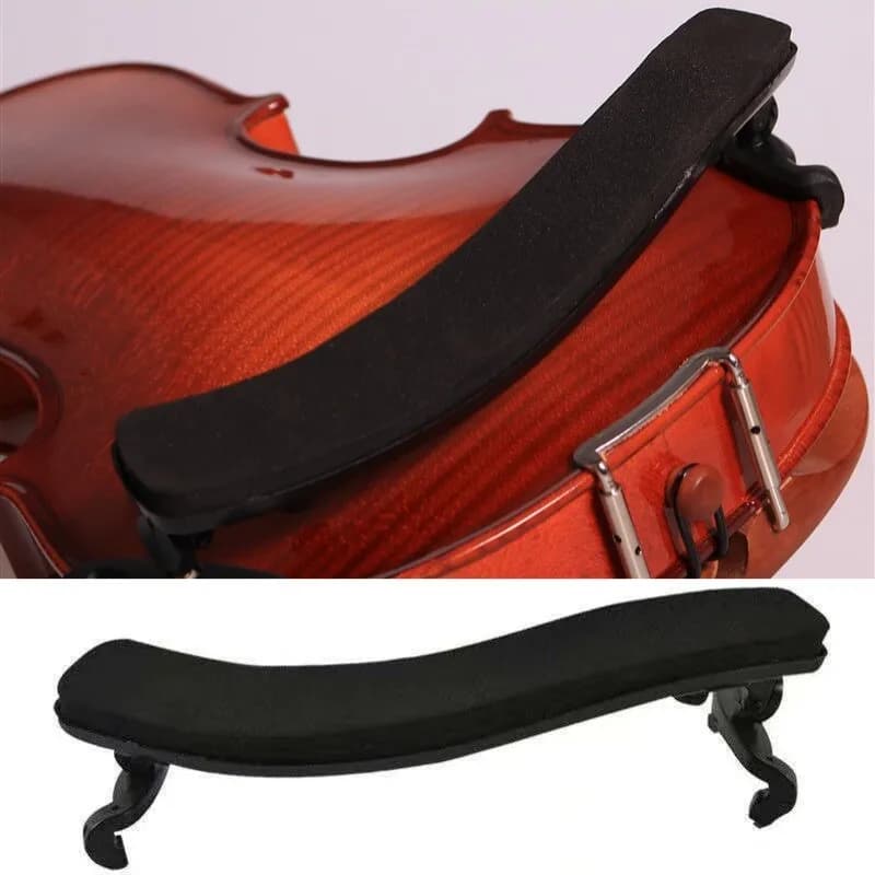 Schulterstütze aus Kunststoff für 4/4-3/4 1/2 1/4-1/8 Geige / Violine Schwarz