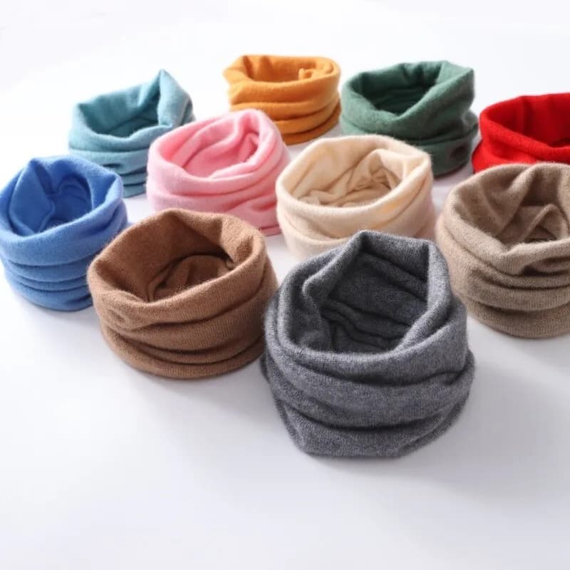 Kaschmir Wolle Loop Schal Schlauchschal Kinder Damen Herren Unisex Hochwertige