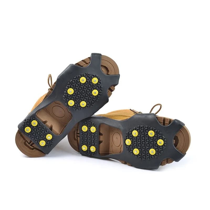 Anti Rutsch Schuhspikes Ice Grips Schuhkrallen Steigeisen für Schuhe Größe 29-49