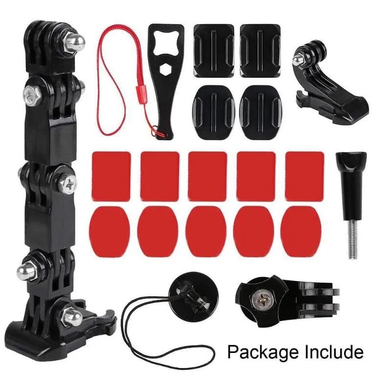 Motorrad Helm Halterung Halter Chin Mount Zubehör für Gopro Hero Action Kamera