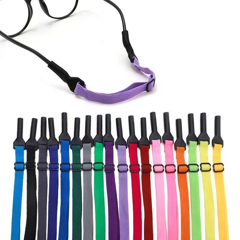 5er Einstellbar Brillenbügel Band Silikon Brillenband Elastisch Sportband Halter