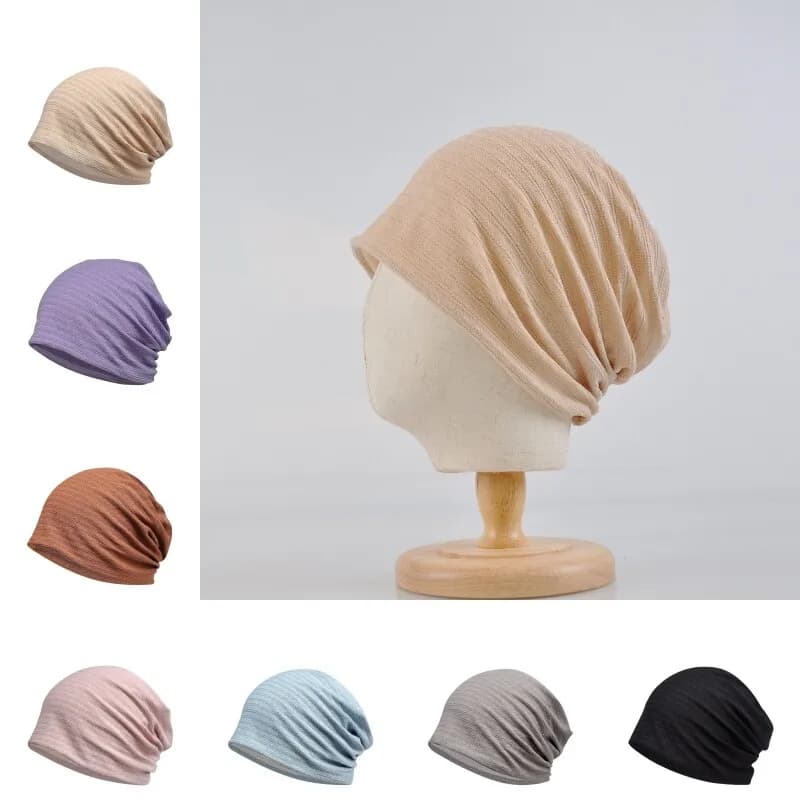 Chemo Hut Beanie Mütze für Chemo Frauen Haarausfall Krebs Kopfbedeckung Weich