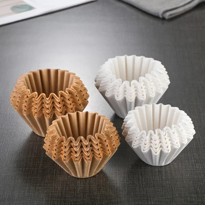 50/100pcs Tropf Pour Over Kaffeefilter Schüssel Typ Kaffeefilter Korbfilter Neu