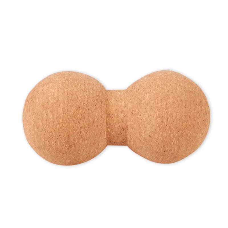 Kork Massage-Duoball Faszienkugeln zur Selbstmassage Yoga-Massageball 8*16cm Neu
