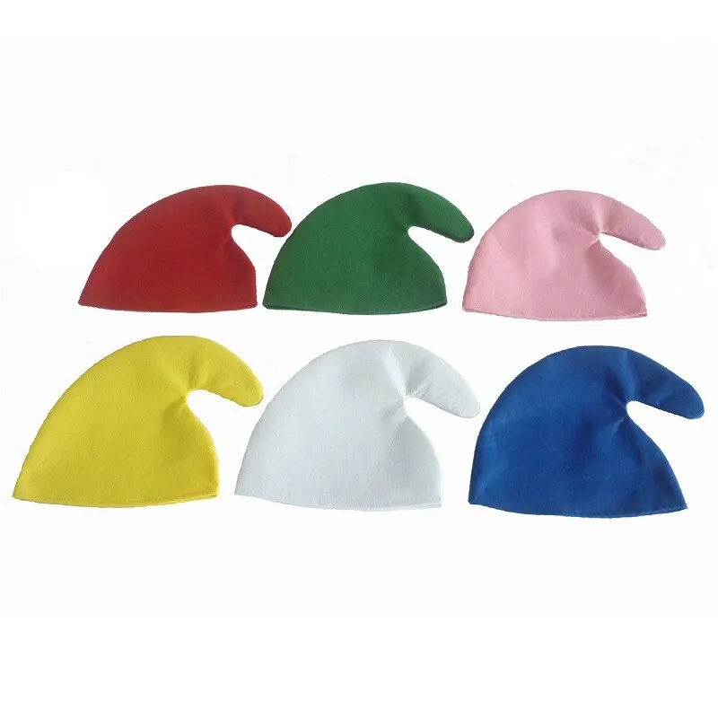 Zwergenmütze für Kinder/Erwachsene Zwergen Mütze Gnommütze Kinder Mützen 6 Farbe