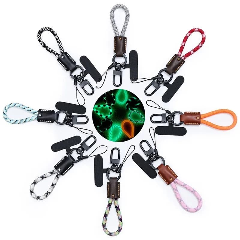 Universal Handykette Leuchtendes Handyband/Schlüsselanhänger für jede Handyhülle