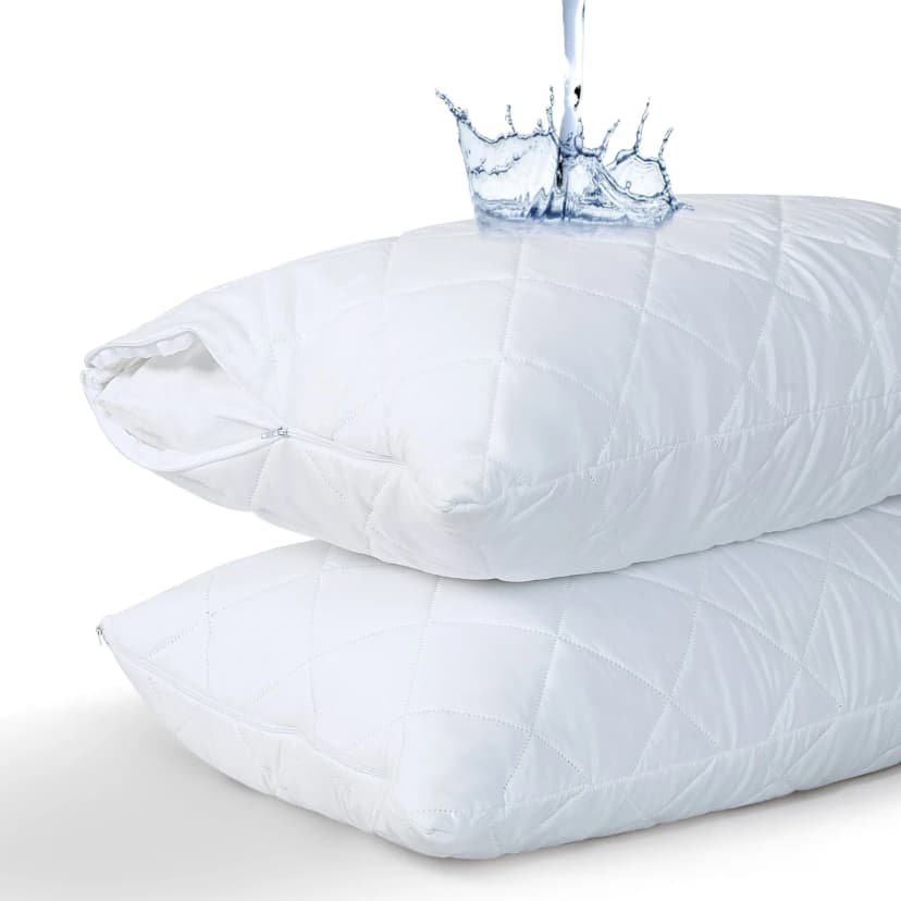 6er Pack Kissenschonerbezüge mit Reißverschluss 20x30 Wasserdicht Atmungsaktiv