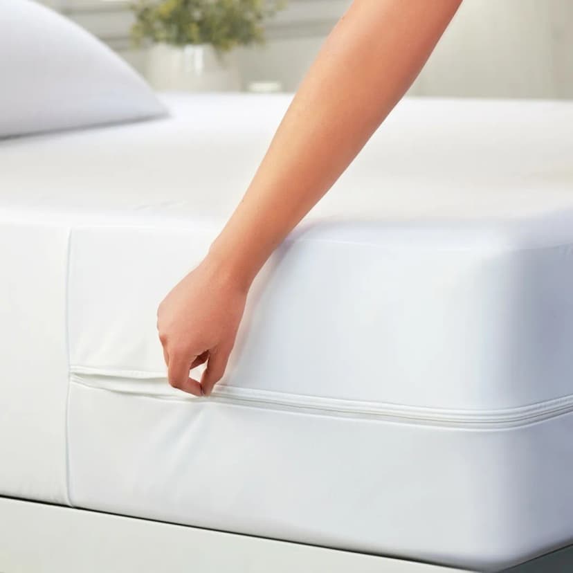 Matratzenhülle mit Reißverschluss Wasserdicht Matratzenbezug Schoner