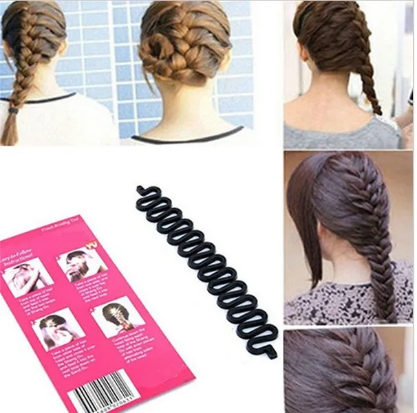 Haar Spirale Frisurenhilfe Braider Pferdeschwanz Flechten Styling-Zubehör