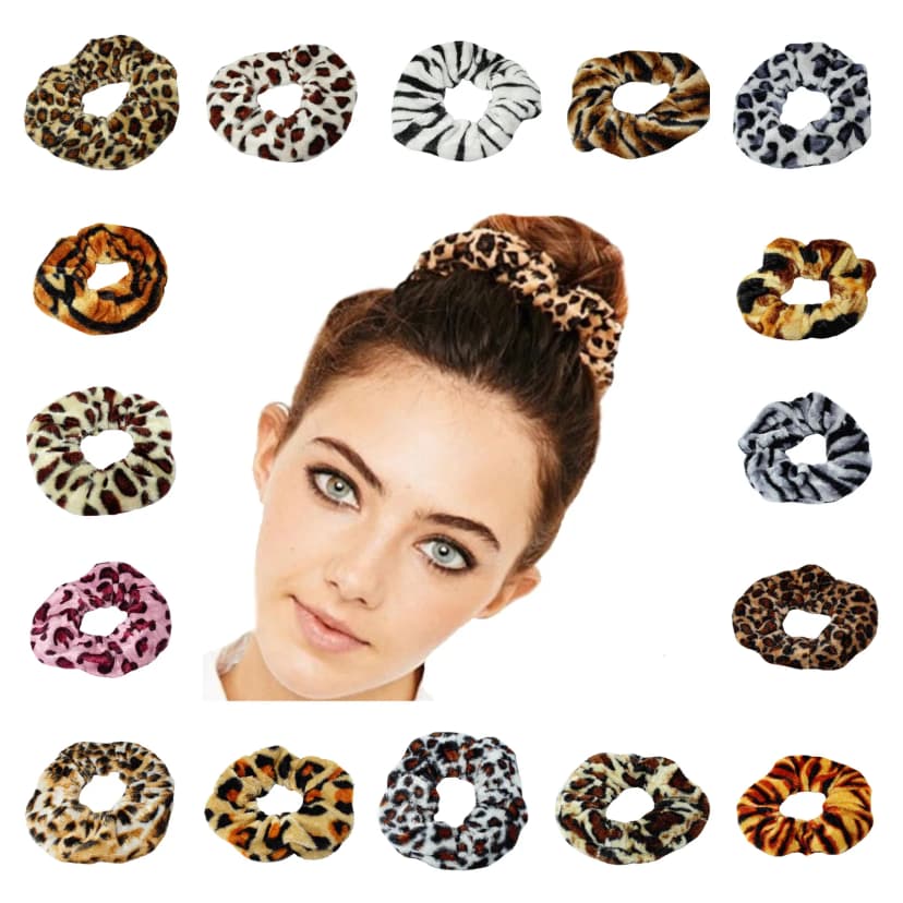 Samt Haargummi Velour Zopfgummi Haarband Pferdesschwanz Scrunchie
